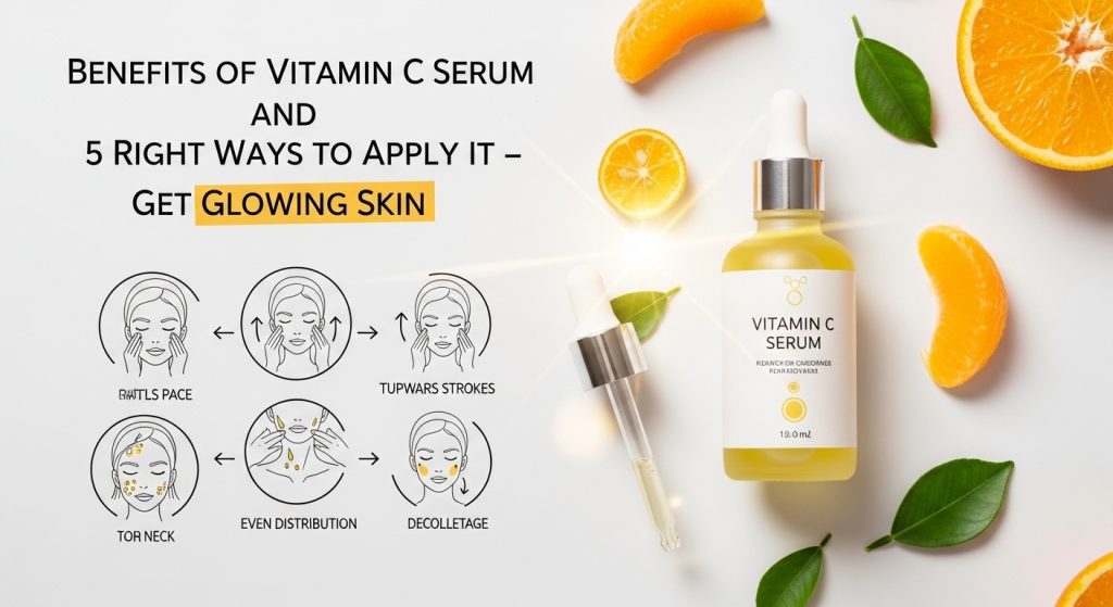 Vitamin C Serum के फायदे और लगाने का 5 सही तरीका – Glowing Skin पाएं