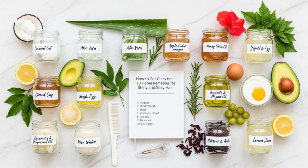 Glass Hair के लिए Diet – अंदर से Shine लाएं