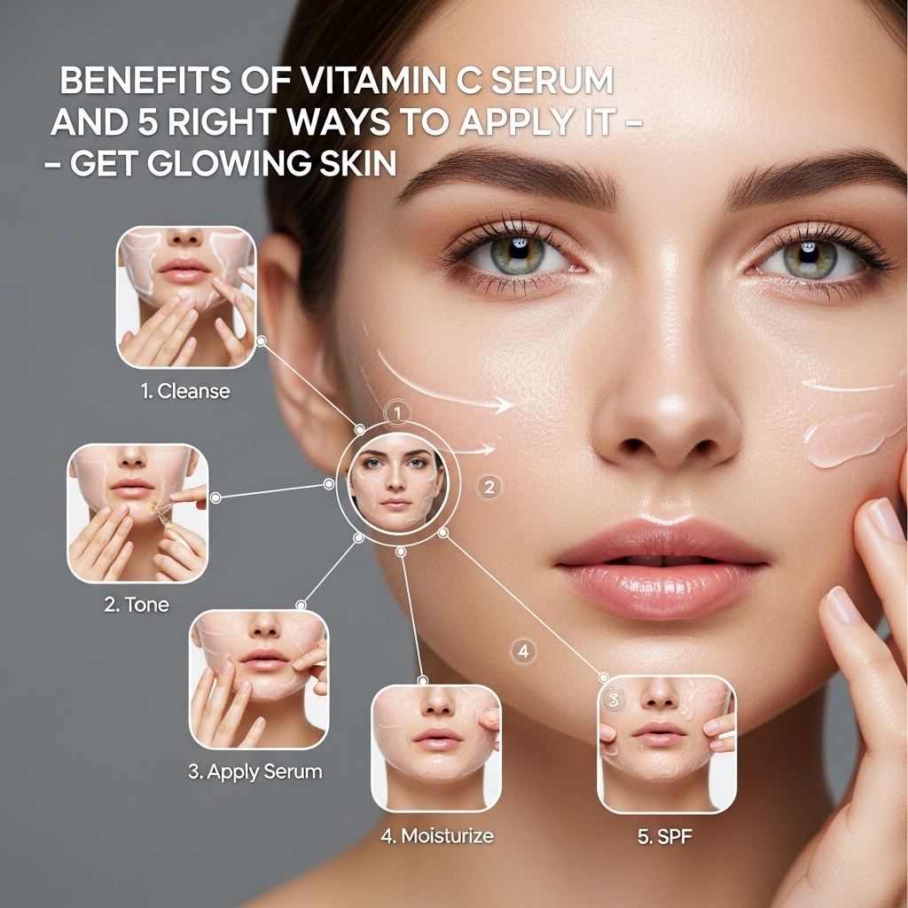 Vitamin C Serum के फायदे और लगाने का 5 सही तरीका – Glowing Skin पाएं