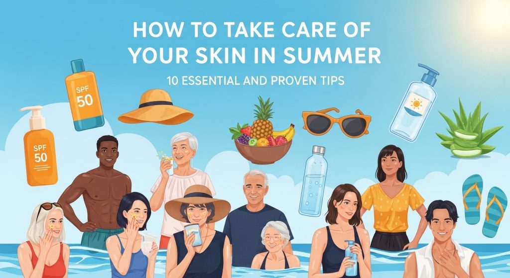 गर्मियों में skin की देखभाल कैसे करें – 10 जरूरी और Proven टिप्स