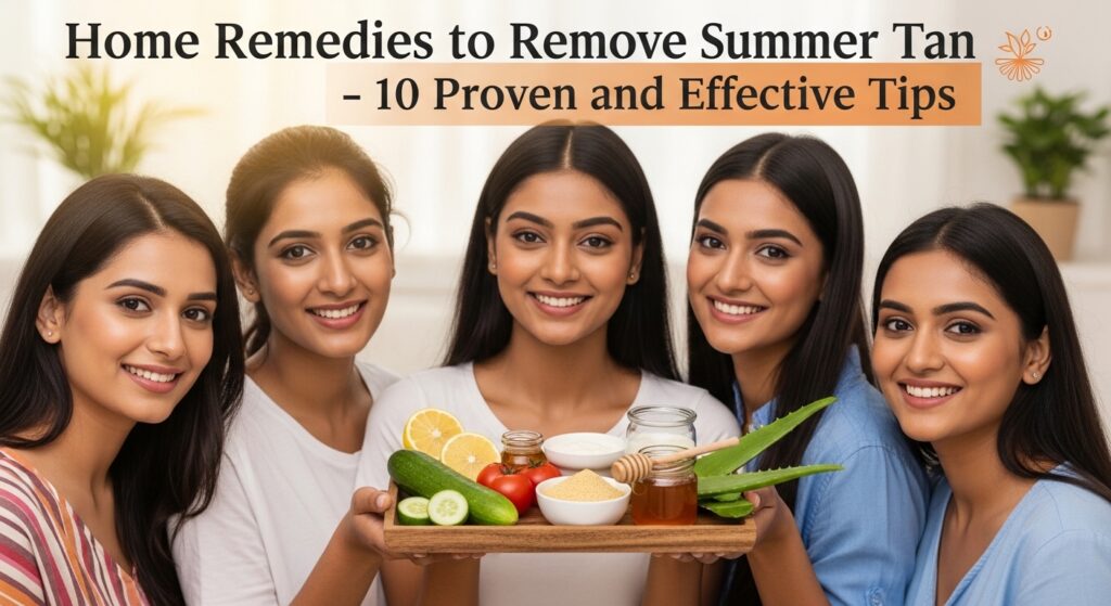 Summer Tan हटाने के घरेलू उपाय – 10 Proven और असरदार नुस्खे