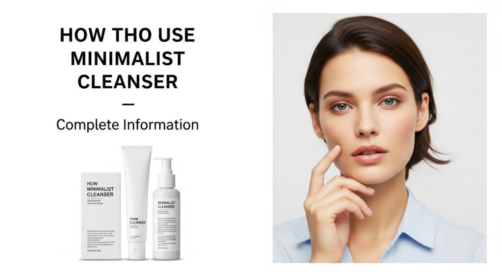 Minimalist Cleanser Kaise Use Kare – पूरी जानकारी हिंदी में