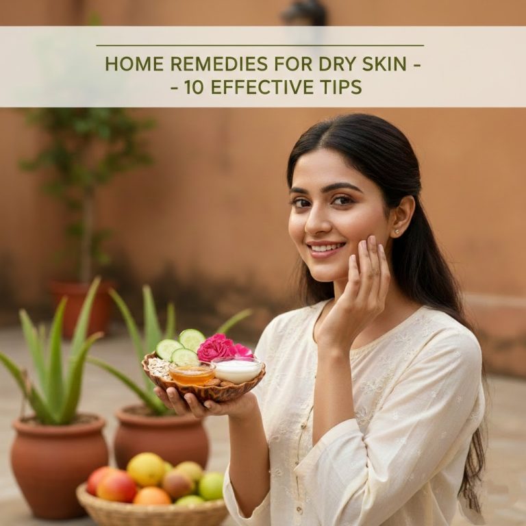 रूखी त्वचा के लिए घरेलू उपाय – 10 असरदार नुस्खे