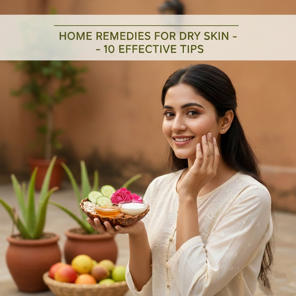 रूखी त्वचा के लिए घरेलू उपाय – 10 असरदार नुस्खे