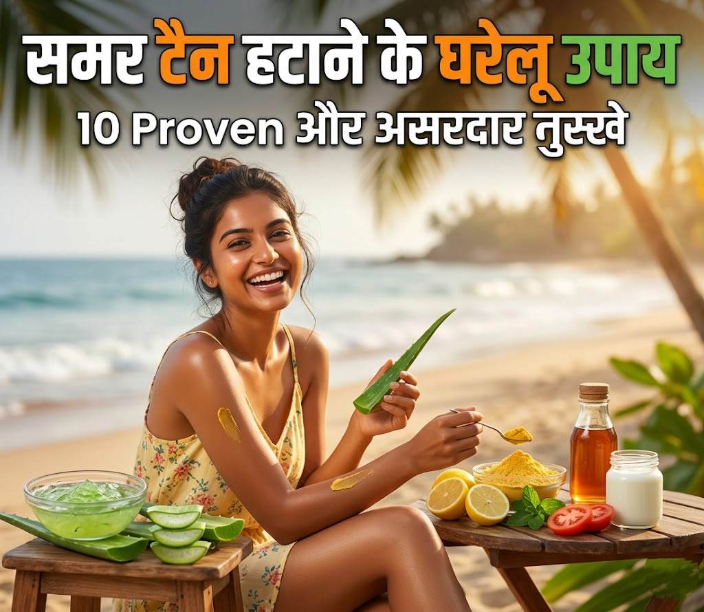 Summer Tan हटाने के घरेलू उपाय – 10 Proven और असरदार नुस्खे