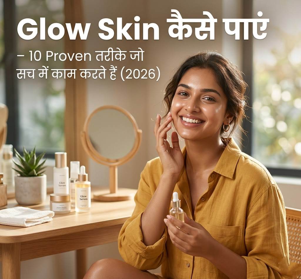 Glow Skin कैसे पाएं – 10 Proven तरीके जो सच में काम करते हैं (2026)