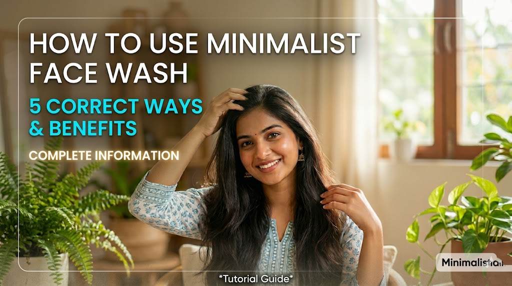 Minimalist Face Wash Kaise Use Kare