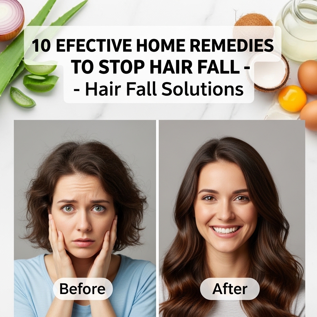 बालों का झड़ना रोकने के घरेलू उपाय