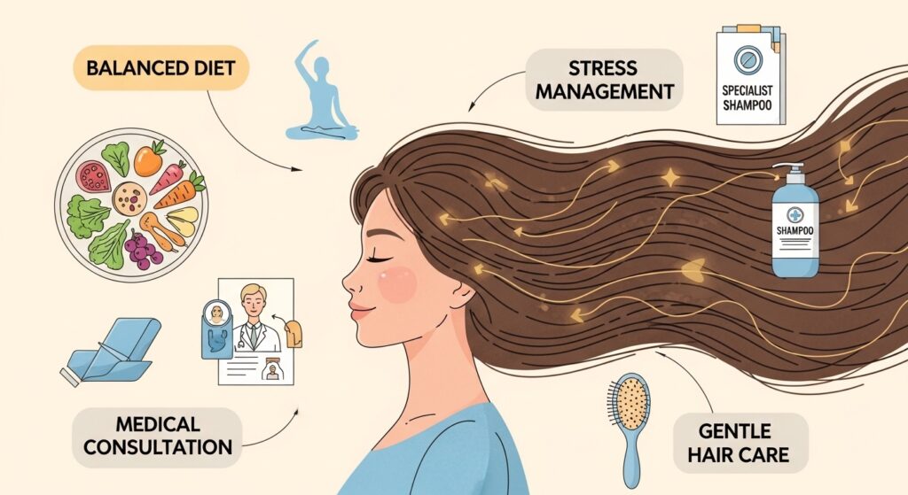 PCOS में बाल झड़ना कैसे रोकें