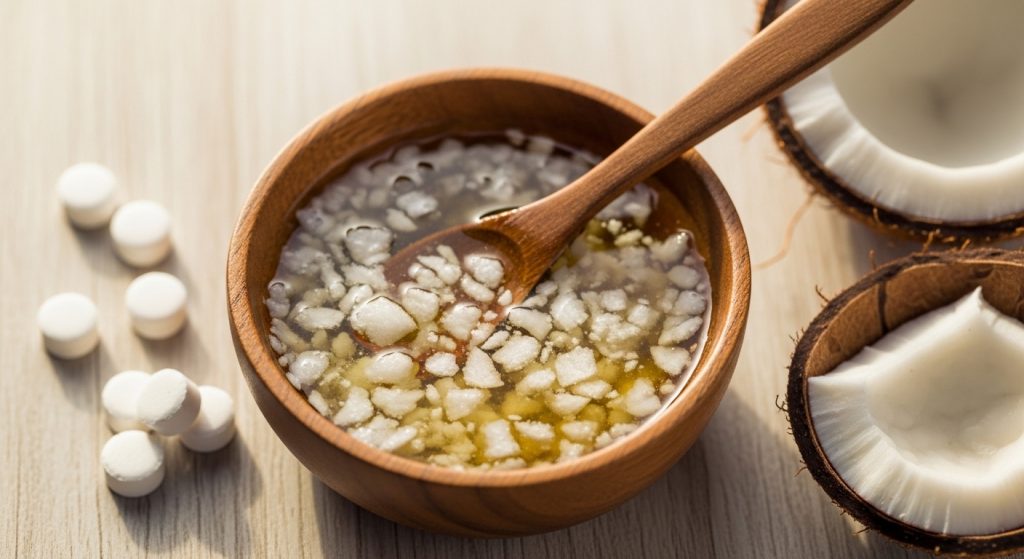 Dandruff हटाने के घरेलू उपाय – Coconut Oil और Camphor