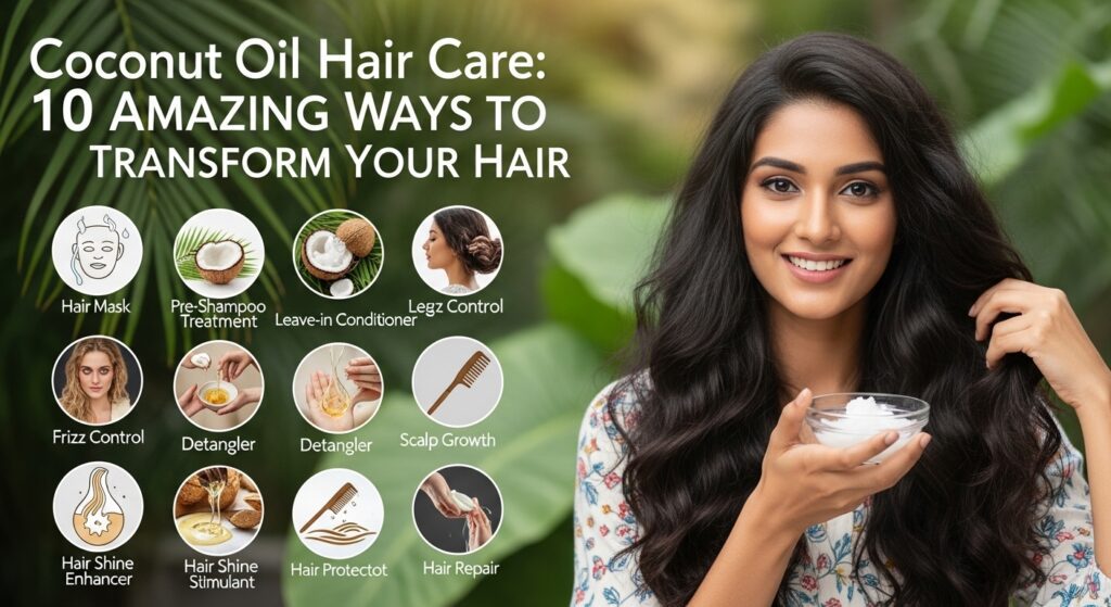 नारियल तेल से बालों की देखभाल: 10 जबरदस्त तरीके जो बदल देंगे आपके बाल