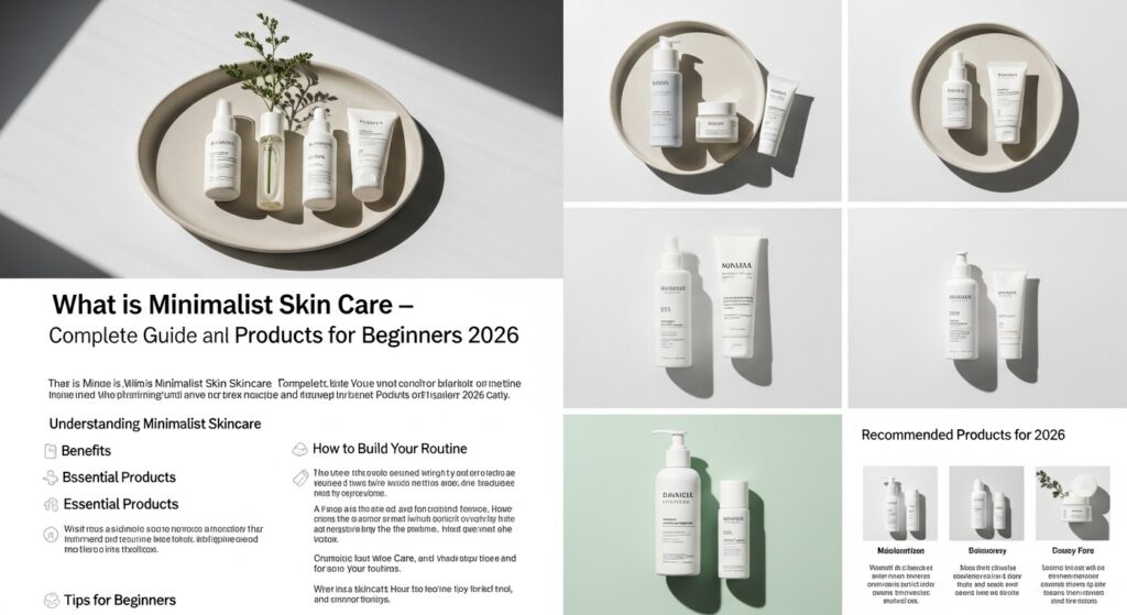 Minimalist Skin Care routine beginners ke liye Hindi