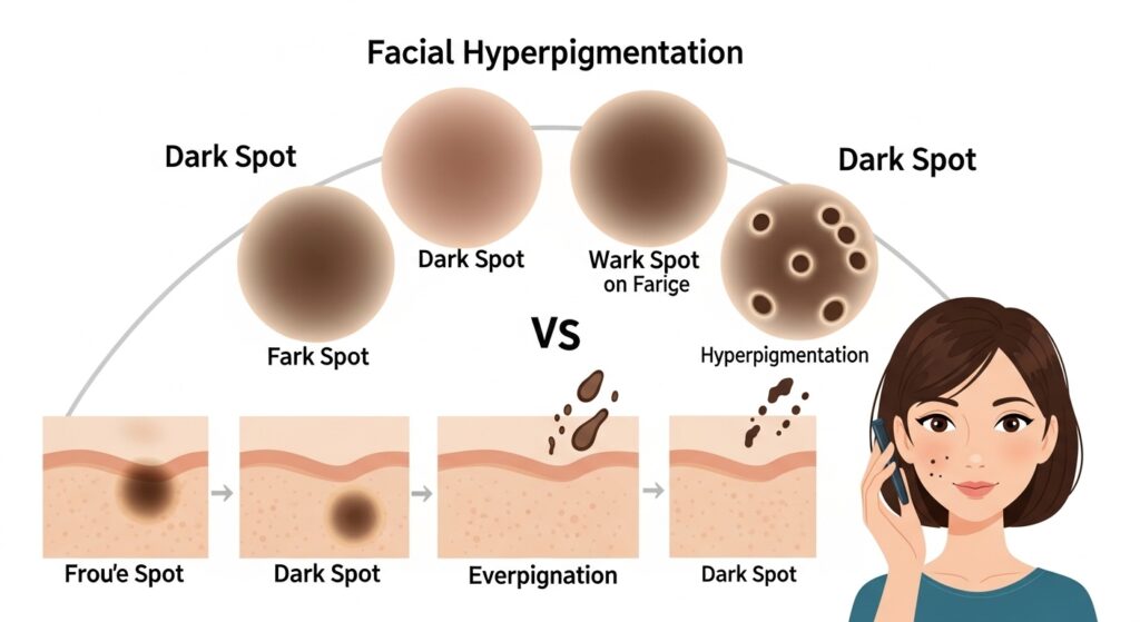 Dark Spots के Types — कौन सा है आपका?