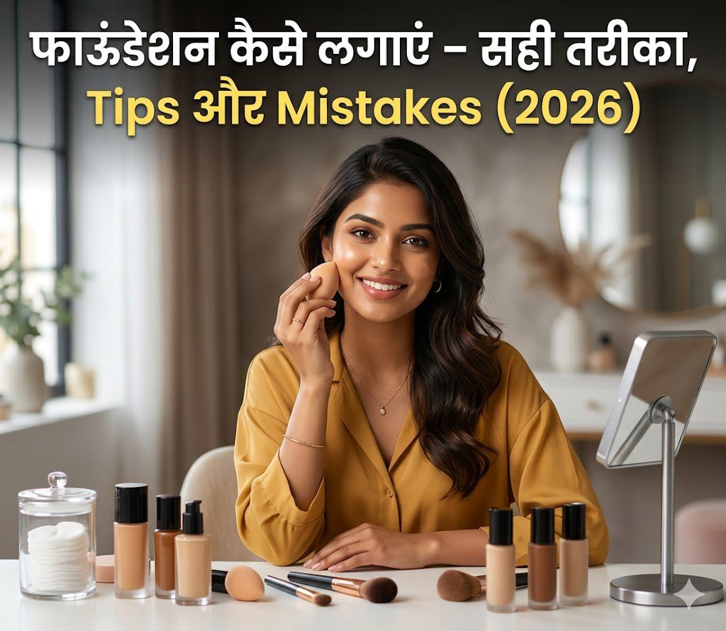 फाउंडेशन कैसे लगाएं