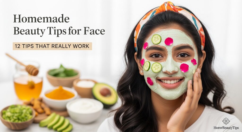 घरेलू ब्यूटी टिप्स for Face – 12 नुस्खे जो सच में काम करते हैं | HomeBeautyTips