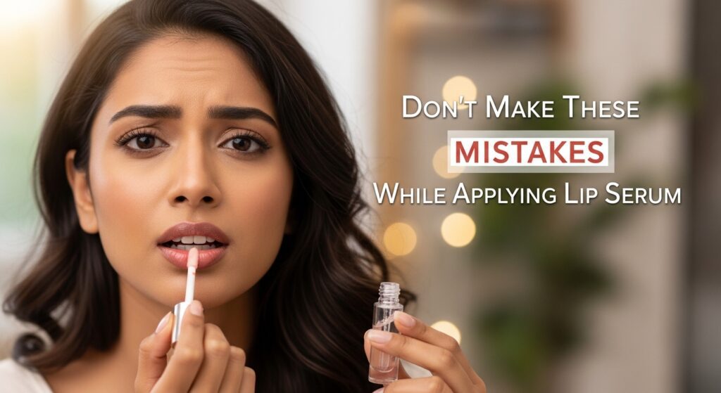 Lip Serum लगाते वक्त ये गलतियाँ न करें